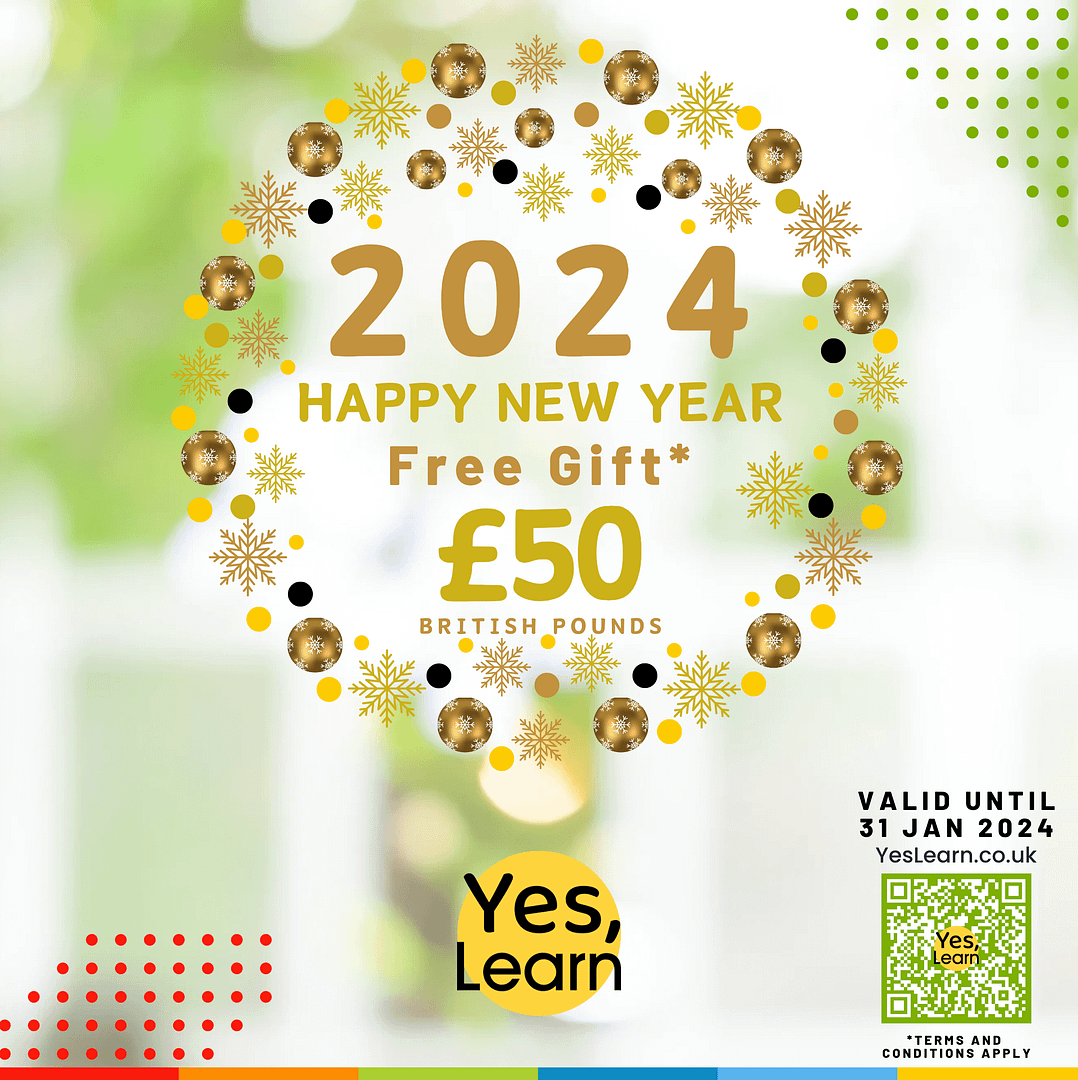 Happy New Year 2024 - Free Gift* - 2,000 THB - Yes, Learn