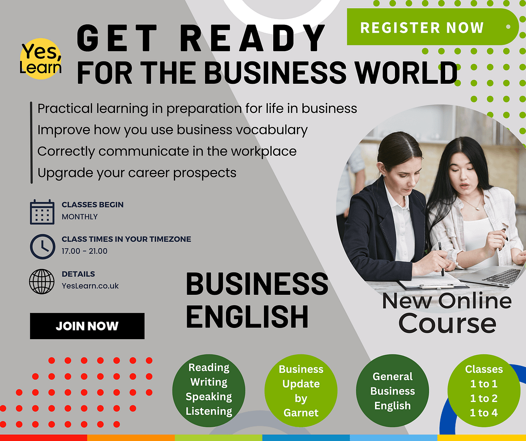Adult - Business English - Yes, Learn
