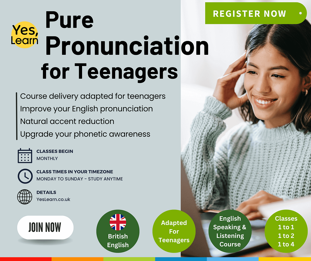 Senior Pure Pronunciation - Yes, Learn